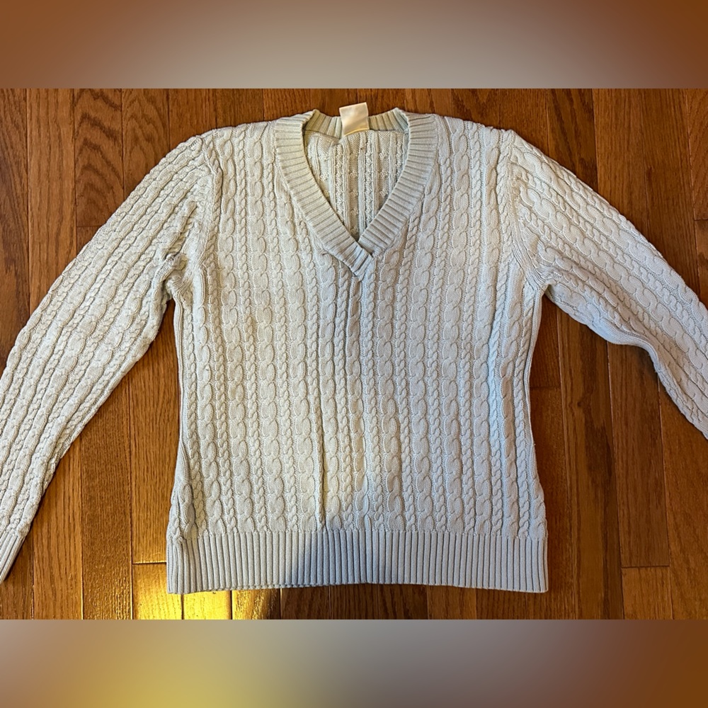 Light blue sweater